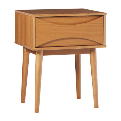 Mid Century 1-Drawer Nightstand