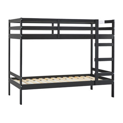 Simple Solid Wood Bunk Bed