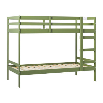 Simple Solid Wood Bunk Bed