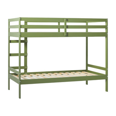 Simple Solid Wood Bunk Bed