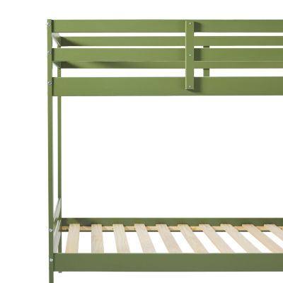 Simple Solid Wood Bunk Bed