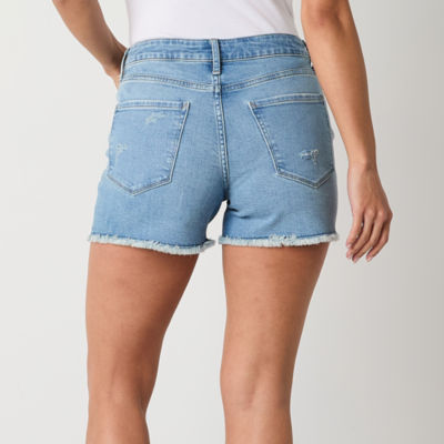 a.n.a Womens Mid Rise 3 1/2" Denim Short