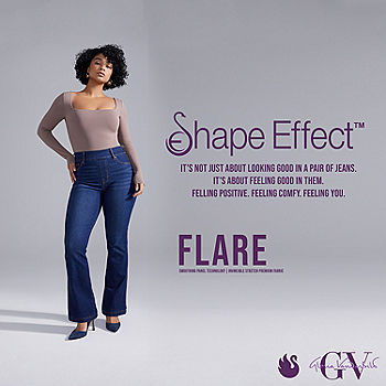 Gloria Vanderbilt® Shape Effect Patch Pocket Womens High Rise Wide Leg  Cropped Pants