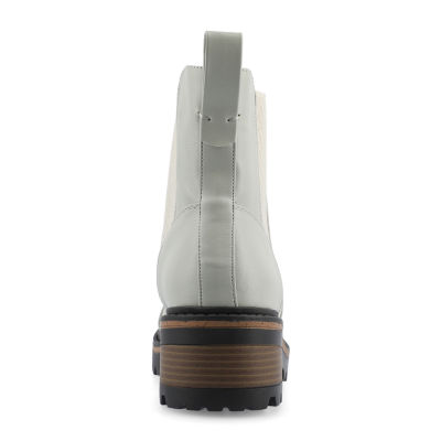 Journee Collection Womens Mirette Stacked Heel Booties