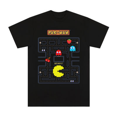 Little & Big Boys Crew Neck Short Sleeve Pacman Graphic T-Shirt