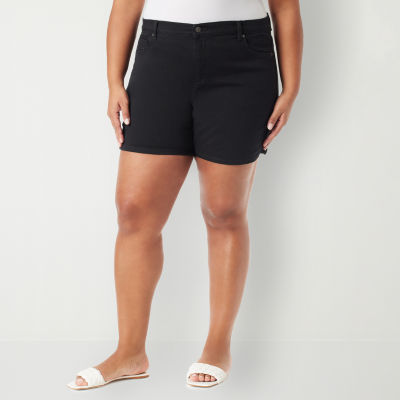 Gloria vanderbilt outlet shorts plus size