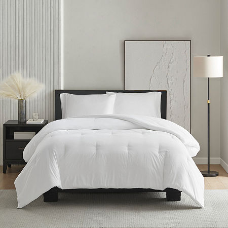 Madison Park Honeycomb Textured Oversized Comforters, One Size, White