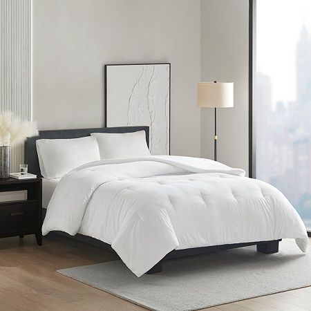 Madison Park Honeycomb Textured Oversized Comforters, One Size, White