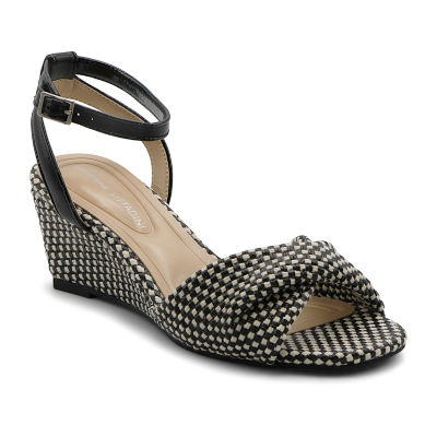 Adrienne Vittadini Womens Angi Wedge Sandals JCPenney