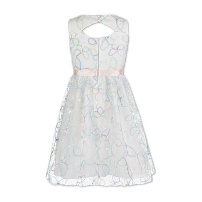 Speechless Little Girls Sleeveless Flower Girl Fit + Flare Dress