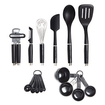 Utensil Set, Black 15-pc. JCPenney Onyx Color: KitchenAid® - Kitchen