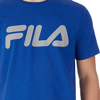 Fila Classic Logo Tee Crew Neck Short Sleeve Graphic T-Shirt - JCPenney
