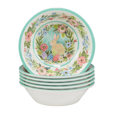Certified International Joy Of Easter 6-pc. Melamine Cereal Bowl