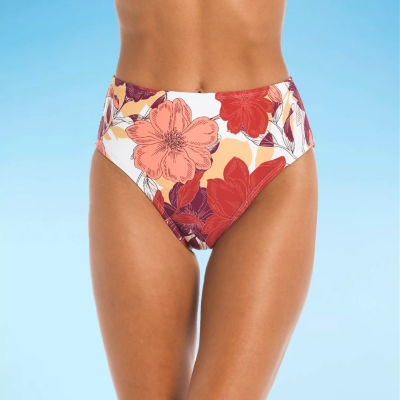 Jcpenney high waisted hot sale swim bottoms