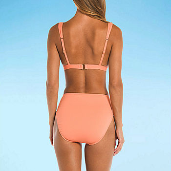 Mynah Padded Built in Bra Bikini Halter Swimsuit Top