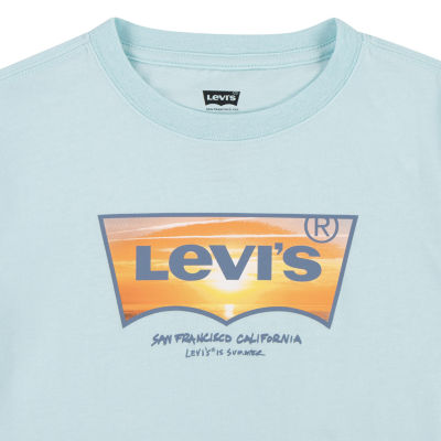 Levi's Big Boys Crew Neck Short Sleeve Graphic T-Shirt