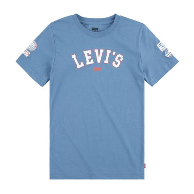 Levi's Big Boys Crew Neck Short Sleeve Graphic T-Shirt