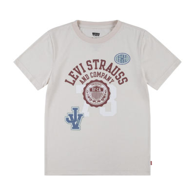 Levi's® Big Kid Boys Crew Neck Short Sleeve Regular Fit Graphic T-Shirt