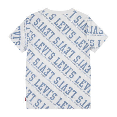 Levi's Big Boys Crew Neck Short Sleeve Graphic T-Shirt