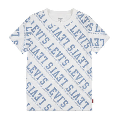 Levi's Big Boys Crew Neck Short Sleeve Graphic T-Shirt