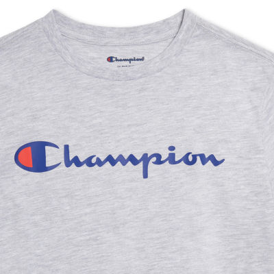 Champion Big Boys Crew Neck Short Sleeve T-Shirt