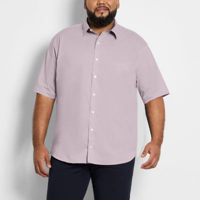 Tommy Hilfiger Men's Big & Tall Maxwell Short-Sleeve Button-Down