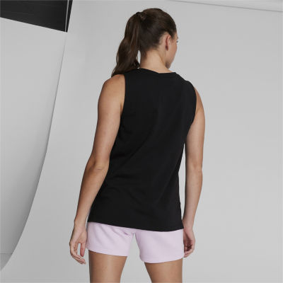 PUMA Womens Crew Neck Sleeveless Tank Top