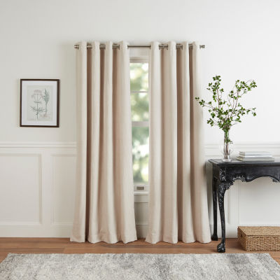 Martha Stewart Otto Blackout Grommet Top Single Curtain Panel