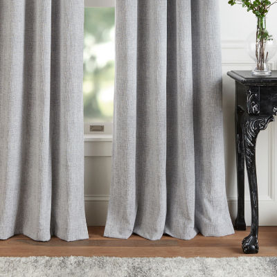Martha Stewart Otto Grommet Top Blackout Single Curtain Panel