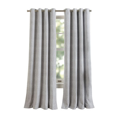 Martha Stewart Otto Grommet Top Blackout Single Curtain Panel
