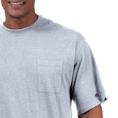 Champion Big and Tall Mens Crew Neck Short Sleeve Pocket T-Shirt