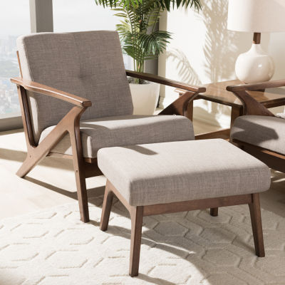 Bianca Living Room Collection Tufted Chair & Ottoman Set