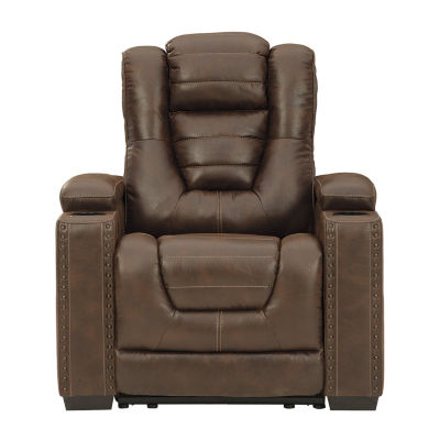 Signature Design by Ashley® Owden Power TrackArm Recliner, Color Thyme JCPenney