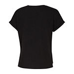 adidas Big Girls Scoop Neck Short Sleeve Graphic T-Shirt