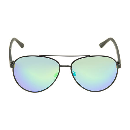 Panama Jack Mens Full Frame Aviator UV Protection Sunglasses, One Size , Black