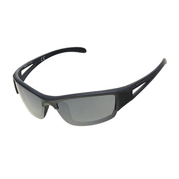 Panama Jack Mens UV Protection Wrap Around Sunglasses | Black | One Size | Eye Care Sunglasses | UV Protection|Adjustable Straps