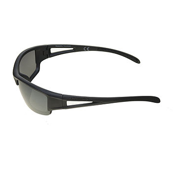 Panama Jack Mens UV Protection Wrap Around Sunglasses, Color
