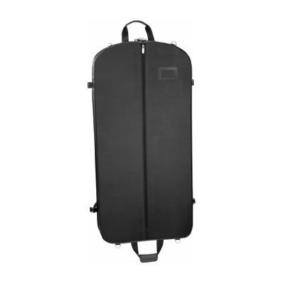 WallyBags 45" Premium Extra Wide Garment Bag With Shoulder Strap And Two Large Pockets