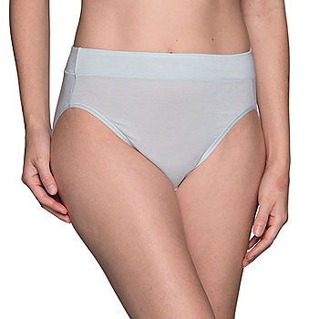 Womens Ladies 3 Pack Warner's Assorted Colors Hi Cut Panties Size