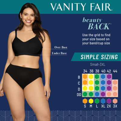 Vanity Fair® Beauty Back® Simple Sizing Wireless Bra - 72118