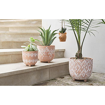 Pink Modern Geometric Pot, Succulent Pot for sale