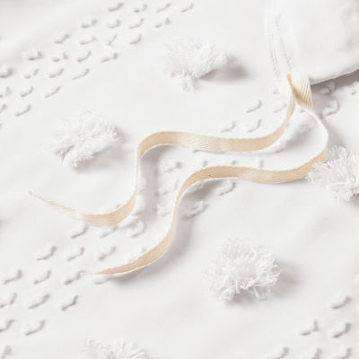 Intelligent Design Vera Clip Jacquard Duvet Cover Set With Sham