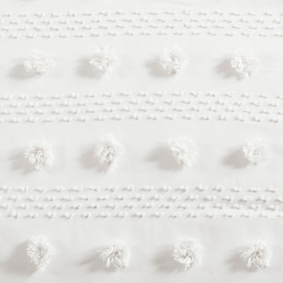 Intelligent Design Vera Clip Jacquard Duvet Cover Set With Sham