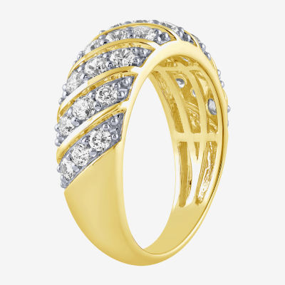 (H-I / I1) Womens 1 CT. T.W. Lab Grown White Diamond 10K Gold Band