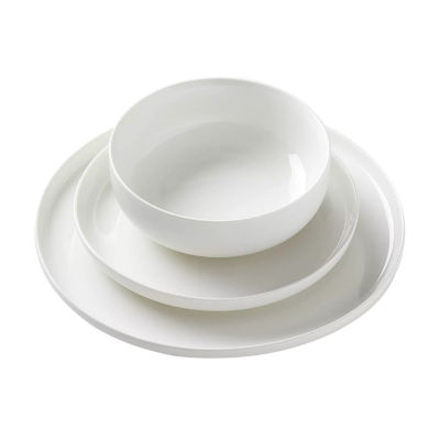 Oneida 24 Seven White 12-pc. Porcelain Dinnerware Set