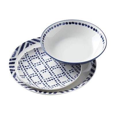 Oneida Harbour 12-pc. Porcelain Dinnerware Set