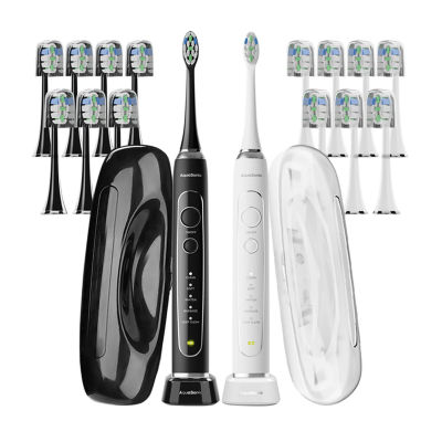 Aquasonic Elite Duo Toothbrush Black and White