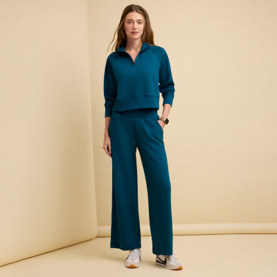 Xersion Womens Scuba Luxe Half Zip Pullover