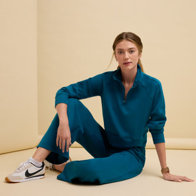 Xersion Womens Scuba Luxe Half Zip Pullover