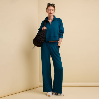 Xersion Womens Scuba Luxe Half Zip Pullover